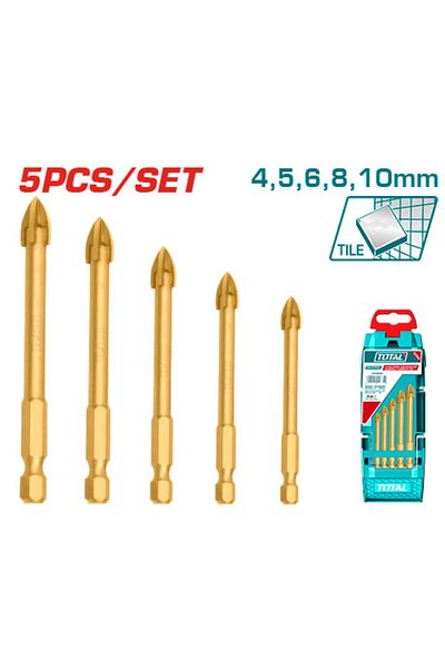 TOTAL Total Tacsd7256 4pcs/set Glass Blade Set