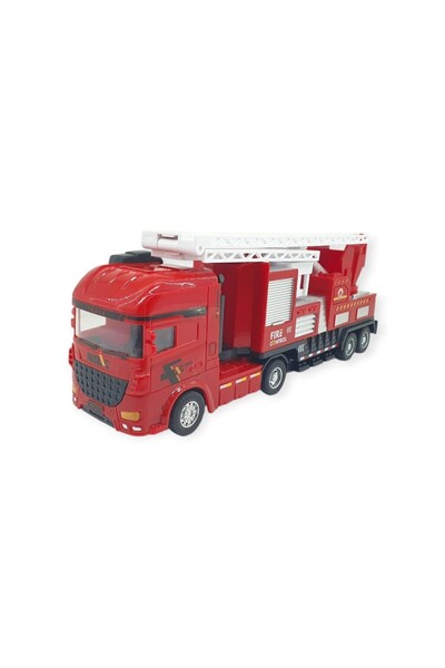 KIZIL Metal Fire Truck - 26cm with Ladder - 706-45