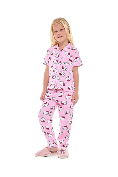 R&B GIRLS SLEEP WEAR LPJ SET 2-8Y