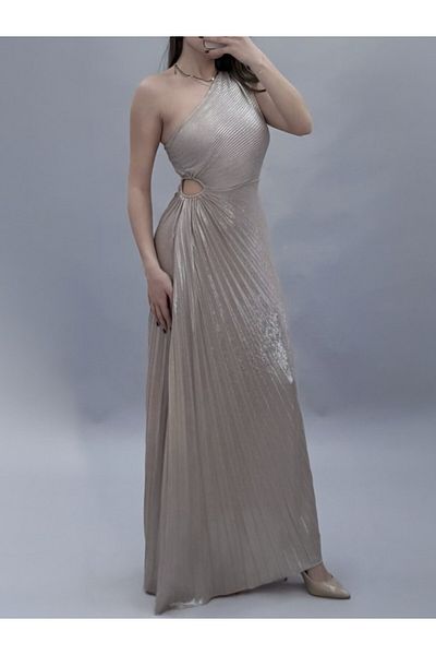 OEM Long pleated dress