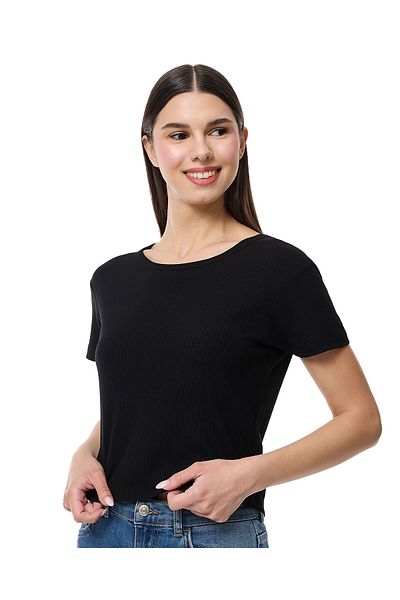 R&B WB RIB ROUND NECK 8-18