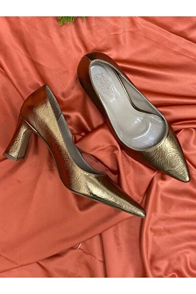 ELİSA Elisa 0000035 Renk Bakır Kadın Klasik Topuklu Ayakkabı