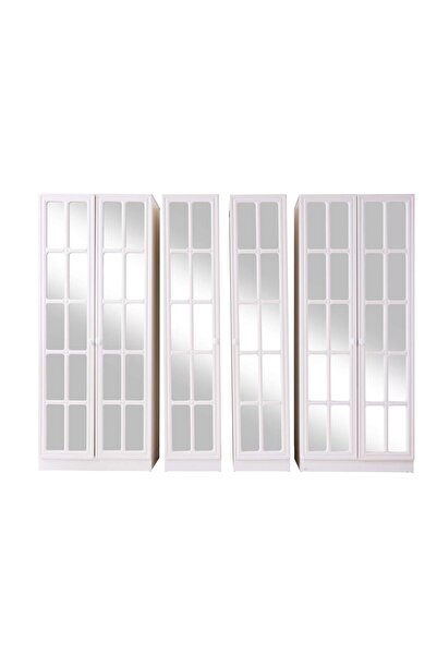 Avm 24 Teksas 6 Kapaklı Gardırop %100 MDF |  Teslimat ve Kurulum