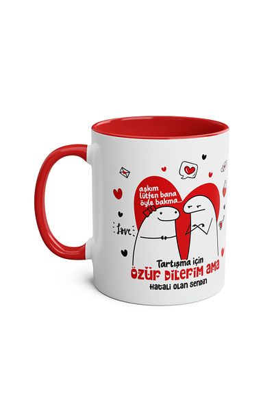 DUBLEMETRE Printed Mug to Say Sorry to Lover