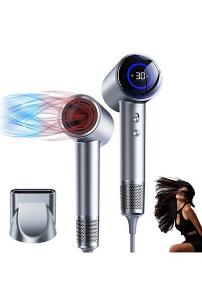 Infiniteea Hair Dryer Infiniteea™, 1600W, Ionization, 3 Temperature Settings, 2 Speeds, Silent, Innovative Ha