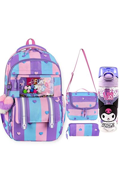 MASTER PACK Okul Çantası , Beslenme Çantası , Kalem Çantası , Anahtarlık ve S...
