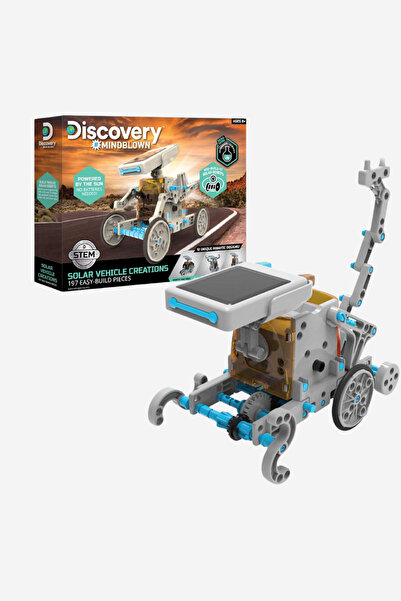Discovery Güneş Enerjili Robot Seti, 12 Tasarım ve 197 Parça STEM Oyuncağı