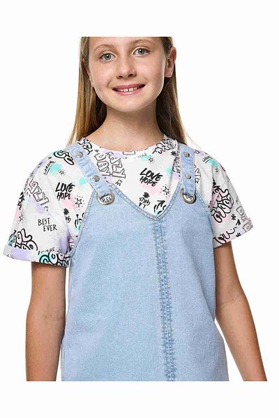 R&B GIRLS TOP & BOTTOM SET 8-16Y