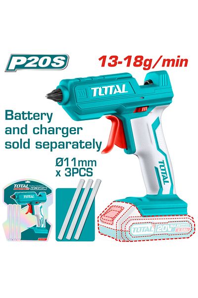 TOTAL Total Tggli2001 20V Battery-Free Silicone Heat Gun Without Battery and Charger