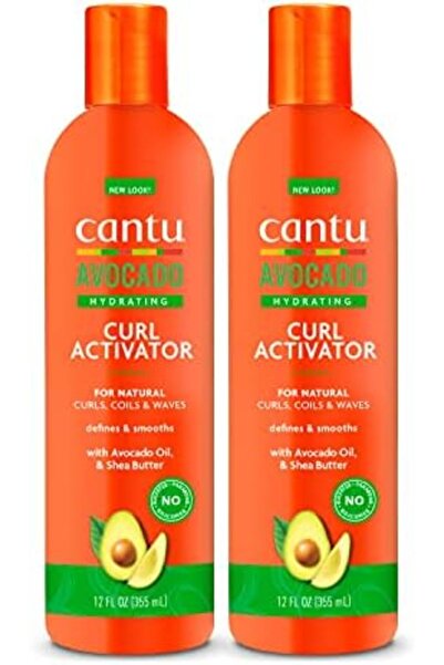 Cantu Avocado Hydrating Curl Activator Cream with Shea Butter, 24 oz (Pack of 2)