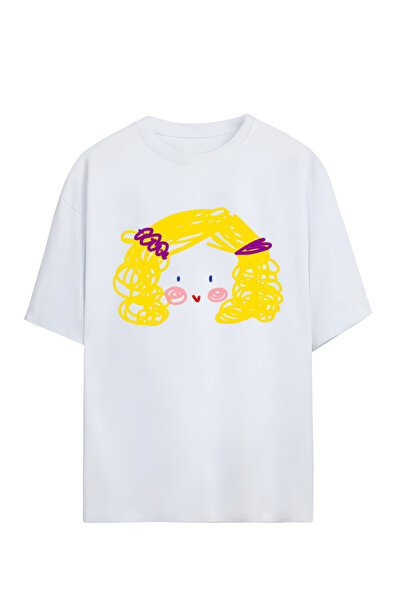 MAGORS إيموجي أصفر - تي شيرت كبير الحجم