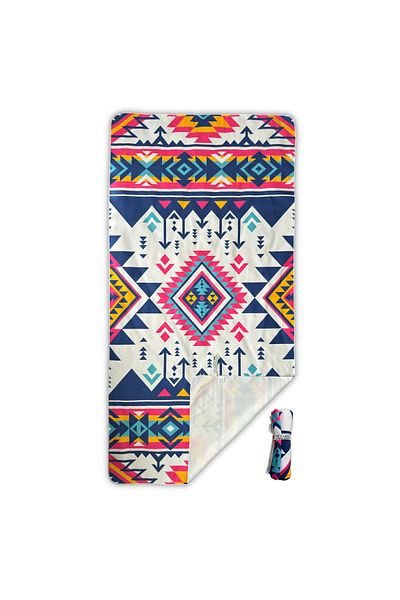 Trek Vibes Aztec Chimalli Quick-DRY Beach Towel