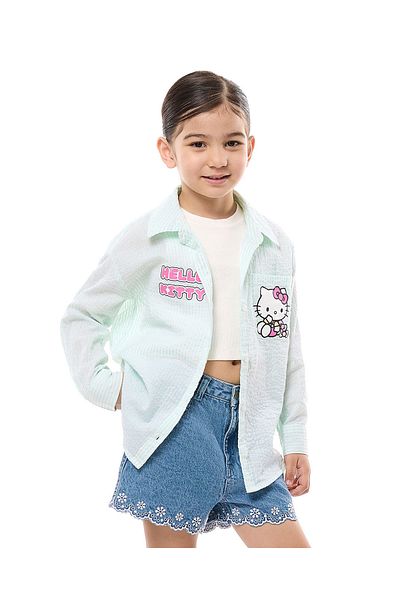 R&B GIRLS WOVEN TOP 2-8Y