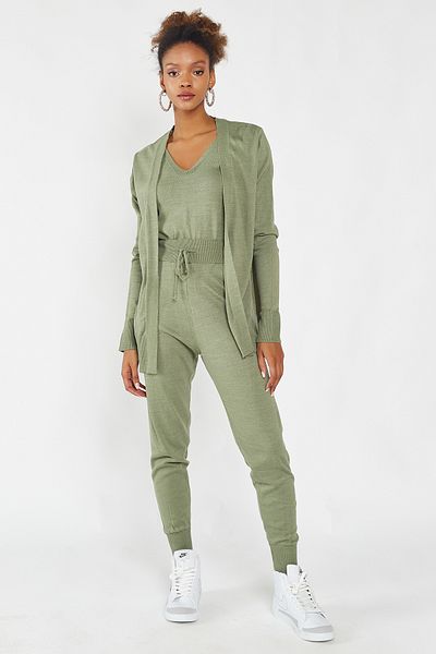 Hopoi Women's Skinny Leg Knitwear Trousers