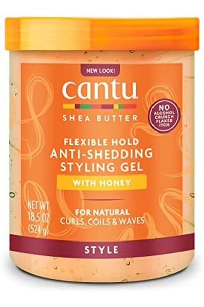 Cantu Maximum Hold Styling Gel with Shea Butter and Honey, 524g