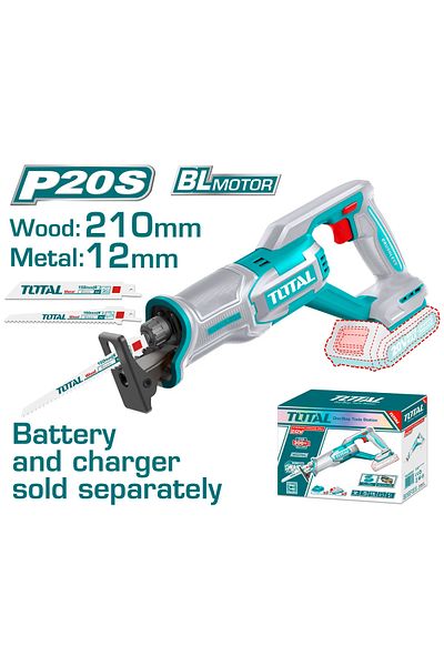 TOTAL Total Trsli2108 20v Reciprocating Saw Without Battery and Charger
