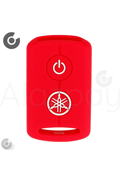 Alazpay Husă pentru chei cu model din silicon pentru Yamaha Xmax Nmax Tech Ma...