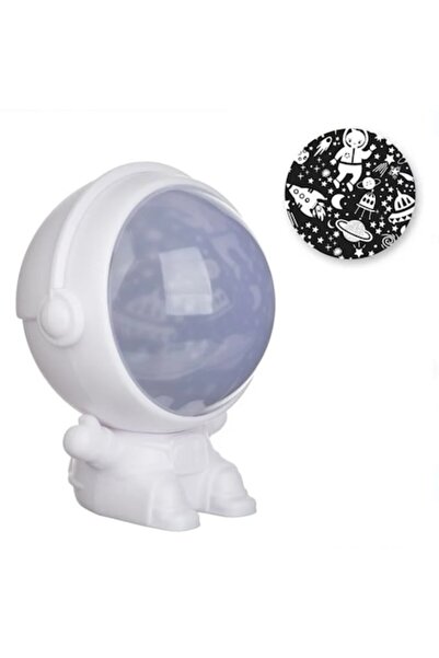 CXN Proiector LED model astronaut cu cablu USB Ø11x12cm
