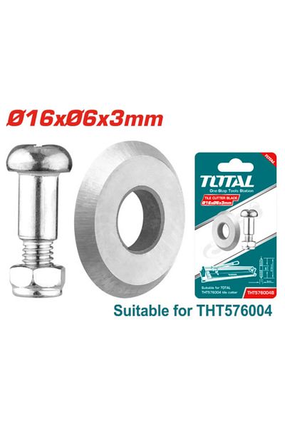 TOTAL Total Tht576004b 16x6x3mm Ceramic Cutter Spare Parts