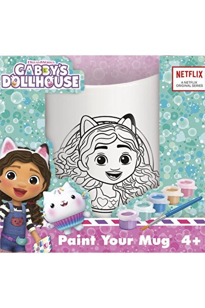 Totum Kreativní sada pro kutily, Namalujte hrnek s motivem Gabbyho domečku pro panenky