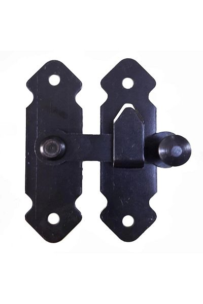PRATİKOBA French Lock Garden Gate Latch Black