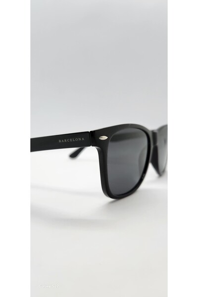 Barcelona Angled Model Unisex Bone Sunglasses