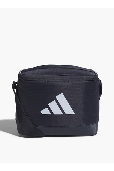 adidas Men Logo Print Lunch Bag with Zip Closure