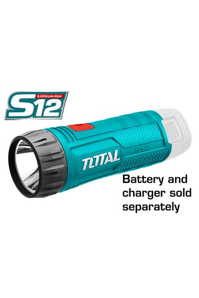 TOTAL Total Twli1201 12V Handheld Flashlight without Battery and Charger
