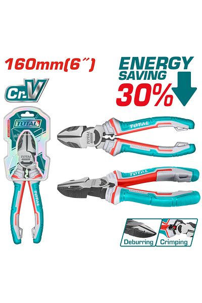 TOTAL High leverage diagonal cutting pliers THT230606S