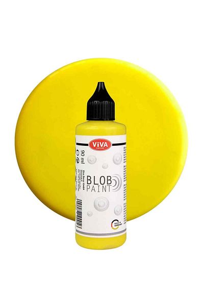 Viva Decor Dot painting paint, Blob Paint VIVA DECOR, 90ml Yellow