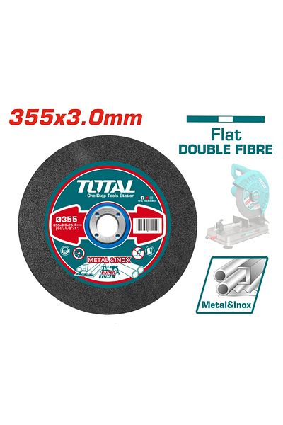 TOTAL Total Tac2303558 14" 3.0mm Steel Fiber Saw Cutting Disc