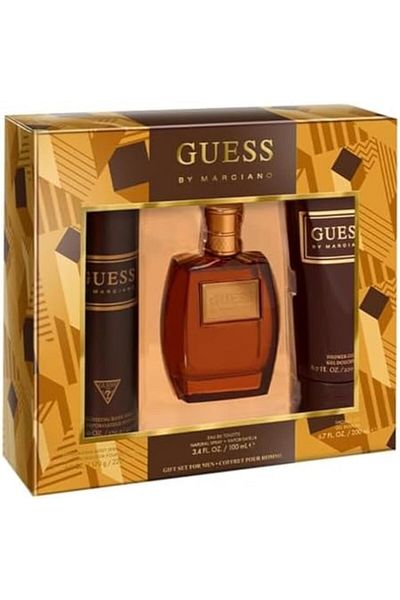 Guess By Marciano For Men Set Edt 100Ml + Sg 200Ml + Body Spray 226Ml (New Pack)