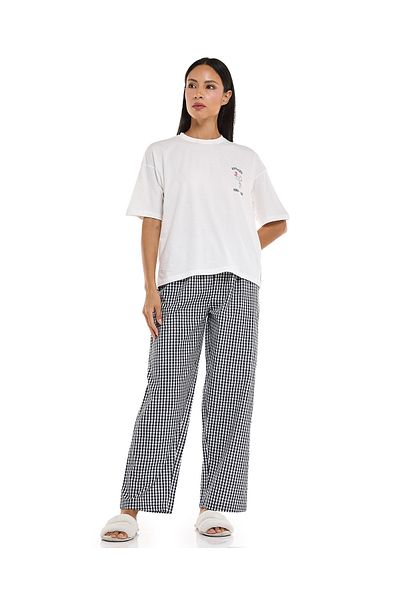 R&B مجموعة WSL KNIT TOP WVN BTM LPJ مقاس 8-18