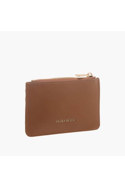 Flora Bella by Shoexpress Solid Wallet with Zip Closure