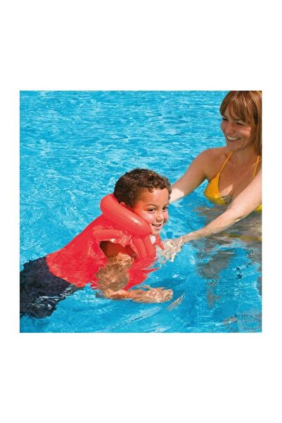 rexa Deluxe Swim Vest – Kids Safety Floatation Vest Orange (50 x 47 cm)