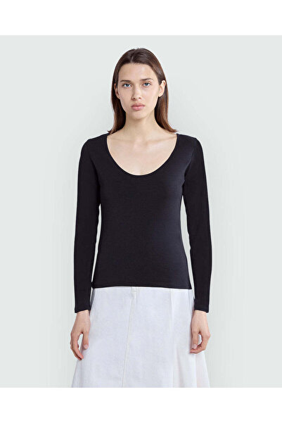 Ovs بنطلون باليرينا أسود مطاطي من