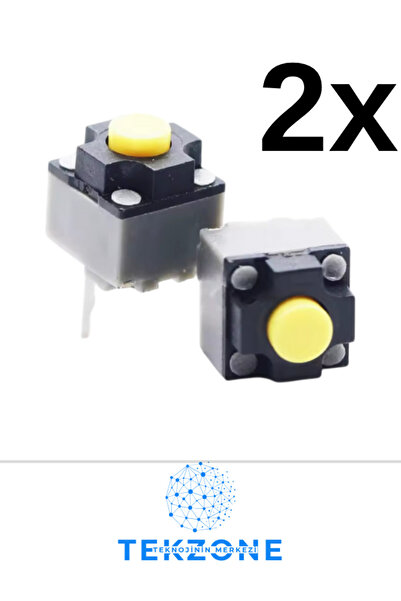 TEKZONE Kailh Silent Mouse Switch Sarı 2 Adet,Kablolu/Kablosuz Mouse Switch B...