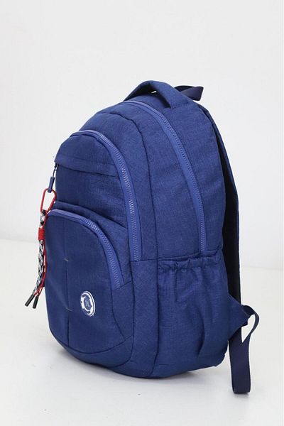 Weynes Σχολική τσάντα πλάτης Navy Blue Unisex από υγρό αδιάβροχο ύφασμα καθημερινής χρήσης WSB5044
