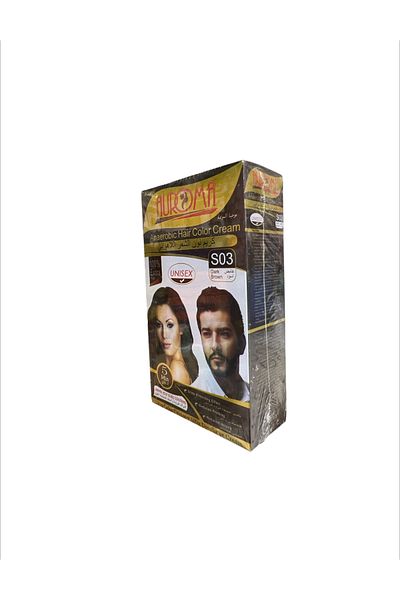 AUROMA Oroma Dark Black Hair Dye for Men and Women - Natural Cream Hair Color Dark Black Hair Dye