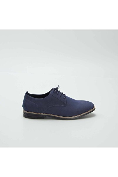 KİABİ Faux suede dress shoes BLUE