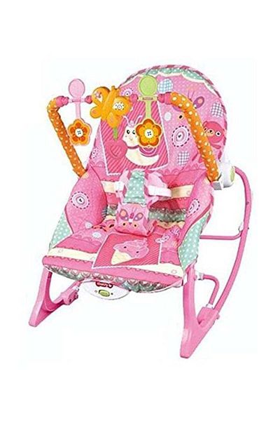 Primo Plus Deep Cradle Baby Rocker with Soothing Vibrations Suitable from Birth