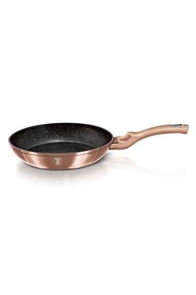 Berlinger Haus Frying pan with marbled surface 28 cm, rose gold metallic line