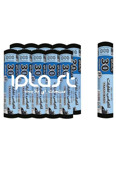 iplast 30 Gallon Trash Bags: Wholesale (10 Rolls): 230 Bags