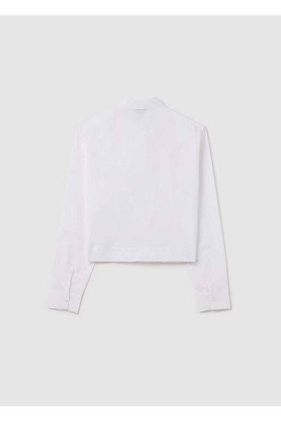Ovs Cropped-Fit Shirt In Cotton