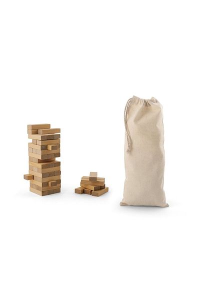 dalimag Wooden Game, 54 Pieces, Cotton Bag,