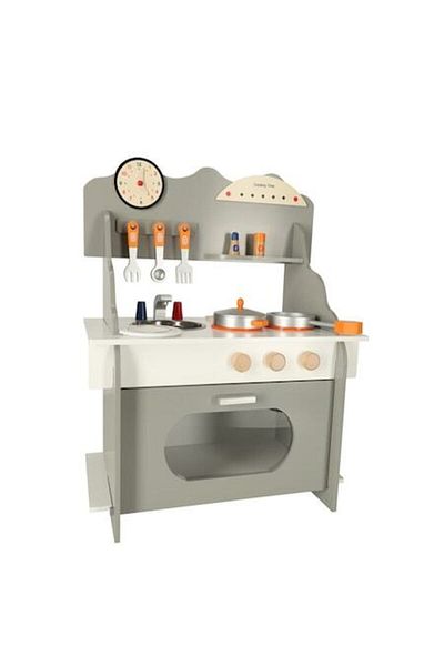 Glow Goods Wooden Children's Kitchen Set, Modern Deluxe Design