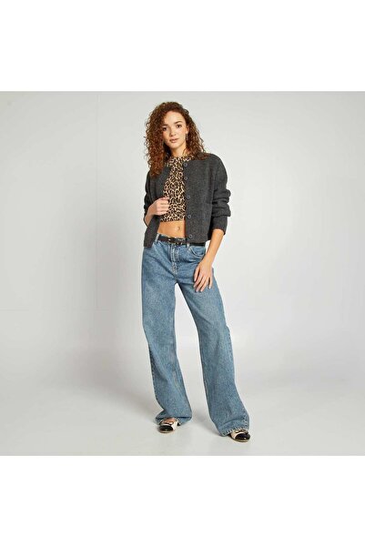 KIABI Warm cardigan with pockets GREY