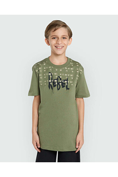 Ovs Modern Olivine Tee For Everyday Style