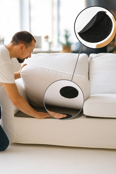 obrigado Cırt Halı Kaydırmaz 10'lu Kilim Minder Tutucu Çift Taraflı Yapışkanl...