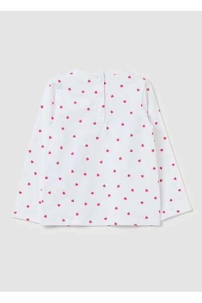 Ovs Long-Sleeved T-Shirt With Minnie And Mickey Mouse Print